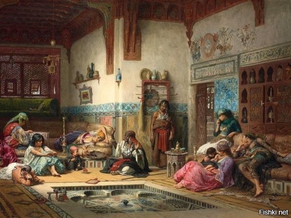 <<< Турецкие султаны не допускали никаких ярких элементов одежды, никаких орнаментов >>>

Бля, и где вы такую хню откапываете? Вот сидит султан и тащится - всё в порядке, баба в серую брезентуху звёрнута?

Гвашемаша Кадин Эфенди, жена Султана Абдула Хамида II



Картина французского художника-ориенталиста Жана-Леона Жерома «Черкесская женщина под покрывалом», написанная им во время путешествия в Стамбул в 1875-76 годах. На картине предположительно изображена Недак Сетеней, мать Гвашемаш.



Гюльфем Хатун - вторая наложница османского султана Сулеймана, мать шехзаде Мурада.



Хюрем Султан, та самая Роксолана (1502-1558) была наложницей-фавориткой, а затем главной и законной женой османского султана Сулеймана Великолепного.



Фредерик Артур Бриджмен





Шарль Франсуа Жалабер