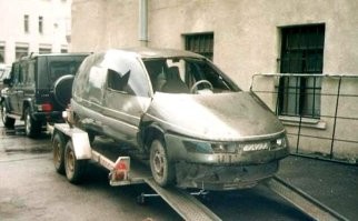 Турист изначально задумывался исключительно на экспорт, но запуск в серию оказался нерентабельным. Большинство авто - чистой воды концепты для выставок, без планов производства, а Охту свои таможенники изъяли, вот такой она вернулась со склада временного хранения.