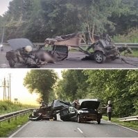 У нас тоже вон было третьего число офигенное дтп. Вот фотка. дам 41 года. Набухалась и погнала. Неадекватно ехала по всей дороге. Байкер пытался догнать и посмотреть кто и что там. Но не догнал и на 160!!! 
 Короче она воткнулась в микрик и сильно травмировала водителя. Парень сейчас в больнице. Там серьёзная травма таза и ноги. Второй скрин  его форд транзт. Короче дура в морге, парень возможно инвалид и без рабочей машины. Двое детей без матери-дуры.