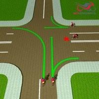 ДТП с велосипедистом в центре Новосибирска