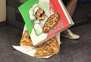 Ну ежели тётю разбудить и аккуратненько поднять пиццу, то вполне сойдёт!