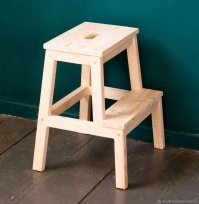 Единственная вещь из Икеи, которая служит годами без поломок. И дома, и на даче, и в гараже. Неубиваемая хреновина, причём с кучей отверстий от сверла и надрезов от лобзика и болгарки даже не скрипит.