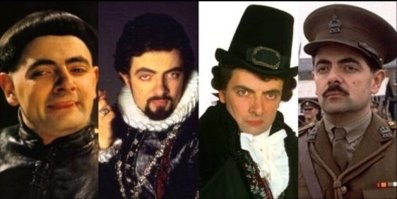 Роуэн Аткинсон в роли Черной Гадюки (Blackadder). И ни какого фотошопа!