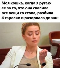 А про то, что она на кровать насрала, почему не написала?