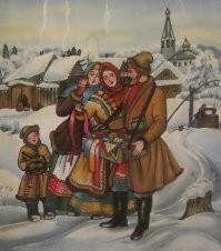 Да одной песни достаточно, чтобы понять эти... любовные отношения.
 
Знает только ночь глубокая,
Как поладили они.
Расступись ты, рожь высокая,
Тайну свято сохрани!
