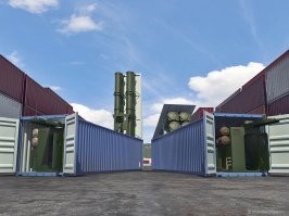 Более интересен проект Калибр-К в морских контейнерах. Такое может и с борта любого контейнеровоза отстреляться, и даже прямо со складов в порту и если совсем прижмет, с грузового автомобиля-контейнеровоза. Словом штука весьма универсальная.