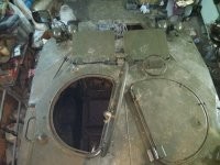 Имхо,зря замарачивался с лобовухой,просто бы люки сделал как на БРДМ.