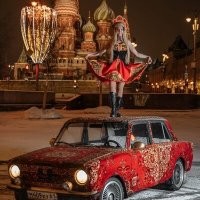 Так-то это блогерша Настя Туман и копейка сделана по приколу, не стоит сильно напрягаться. Вот, к примеру, эта же тачанка в ином виде.