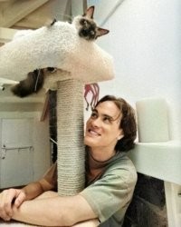 Винтажные кадры знаменитостей с кошками