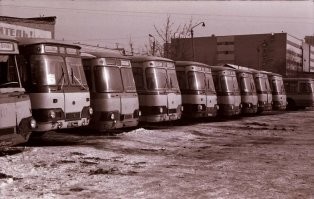 Что за ерунду вы говорите? У меня мимо дома в 80х проходило 6 или 7 автобусных (+2 троллейбусных) маршрута. Из них Икарус был только на одном маршруте, остальные ходили Лиазы с их характерным звоном гидрокоробки. Так что "Луноход" Лиаз 677 были основным автобусом. Выпускался с 1962 по 94 год. Выпущено около 200 тысяч автобусов (для справки ныне в Петербурге работают около 5 тысяч зарегистрированных как общественный транспорт автобусов всех размеров и марок)