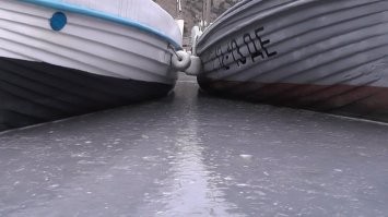 Тут, так просто медузы прогулятся вышли, а собрание медуз на 2-м фото. Причем это в Балаклаве и не лёд