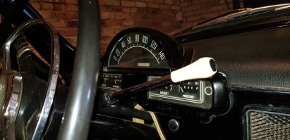 Ручка переключения скоростей на кпп у Волги газ 21(61-й год)