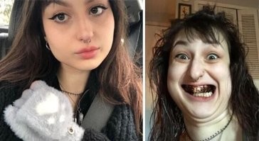 Эта вот, помимо того что уродства свои маскирует, по ходу еще и говном питается))))))))))