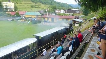 Стадион  Чёрный Балог в Словакии...