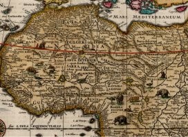 С Сахарой, много противоречивых данных.  На картах 16-17 веков, пустыни там нет, зато много городов, в том числе и крупных... А еще реки...