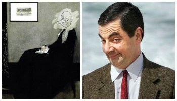 Художник  дорисовывает классические картины, добавляя им забавного сюрреализма