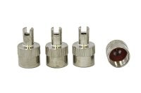 На велосипеде на обеих колёсах по такому, в обеих сумочках по такому (мало ли на роликах решил) и в наиболее популярном месте парковки уродов есть машинка-недвижимость, я ей сменил её колпачок на такой вот (ну мало ли забуду).
Под дворник послание с рекомендацией смотреть где припарковался, на бумажку с посланием ниппель с колпачком... Так то и проколоть колесо не проблема, но это слишком жестоко, а так водятлу есть время подумать об ошибках, услышать много лестного от прохожих и проезжих.