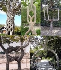 Ну, допустим, это не создано природой! Это арбоскульптура -  постройки, архитектурные формы, предметы мебели и т.д., созданы человеком. Иногда для создания таковых требуется около 10 лет!