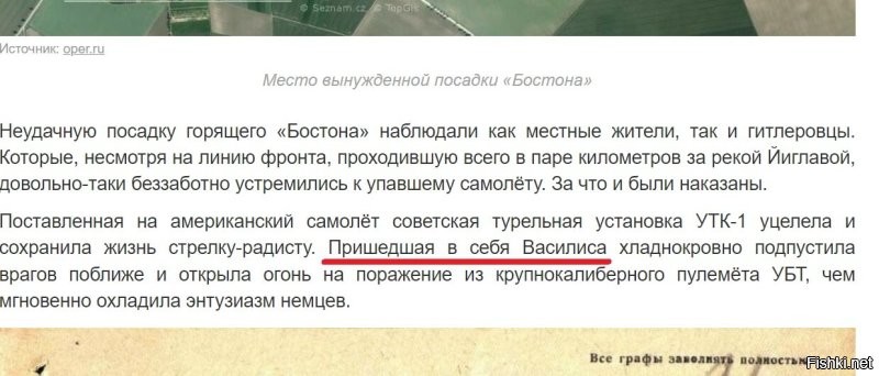 Ладно - летели, сбили, неудачно сели, но откуда взялась Василиса!?