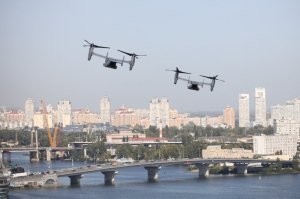 В прошлом году парочка конвертопланов над Киевом вполне летала