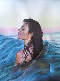 Как то в детстве у меня была аллергия на какое-то лекарство, распух весь. Так вот веки тогда у меня были точь в точь, как у этой мадам. Красные и сильно распухшие.