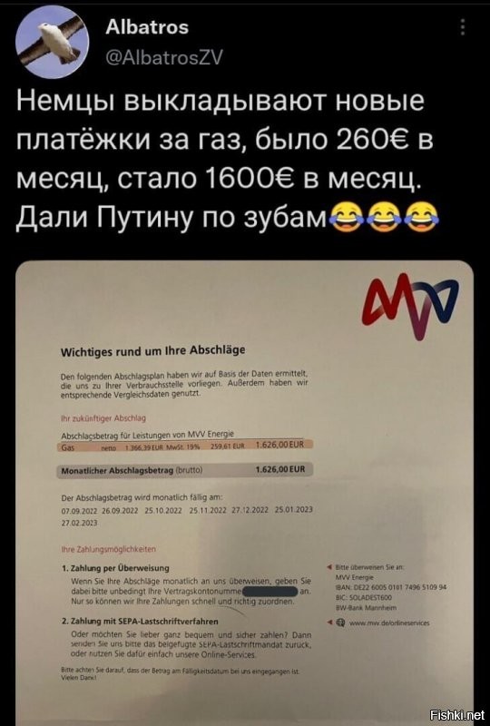 Автор даже не смог перевести:
1366€ - стоимость продукта
259€ - 19% НДС
И в конце сумма. 
Но тут главное хайп. Толпа схавает...