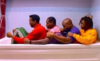 Cool Runnings(Крутые виражи).
Классный фильм. Только Белуши там не было.
