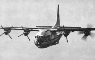 Полет Ан-10 на одном (!) двигателе