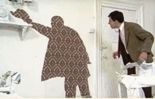 Это  покраска по методу мистера Бина!