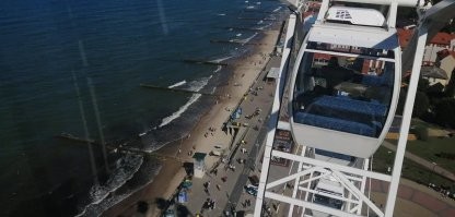 Однако это "Глаз балтики" в Зеленоградске. Не так уж там и высоко.