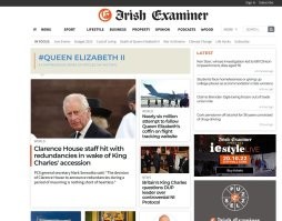 Зашел на страницы Irish Examiner и The Scotsman, ничего похожего не нашел.