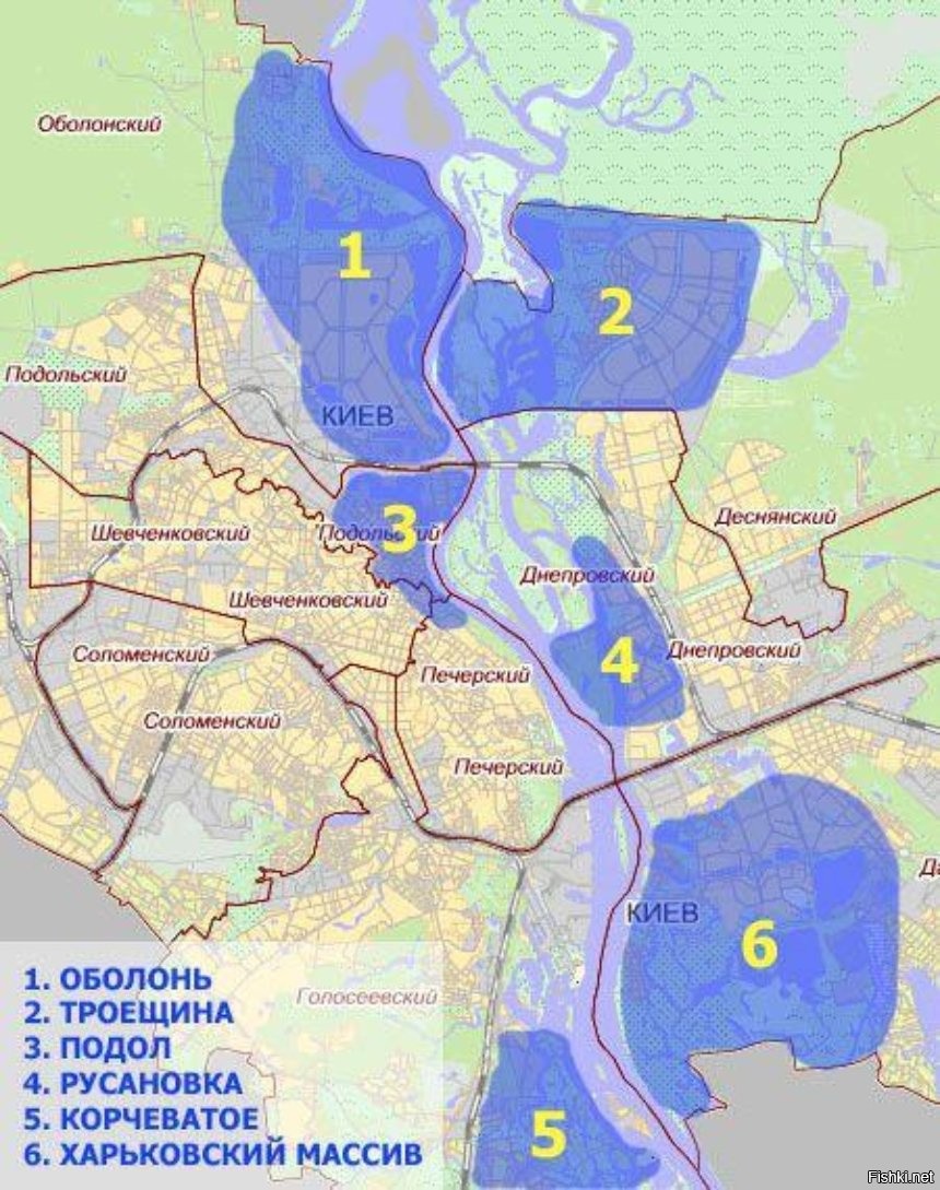 Подольское море карта затопления