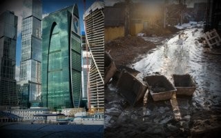 "Роскошь и нищета по разные стороны". Ну хоть у нас всё в порядке.