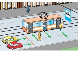 Водитель обязан пропустить пассажиров только со стороны дверей