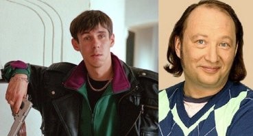 В "Жмурках" героя Панина озвучивал Юрий Гальцев, а сам Панин озвучивал панка-хирурга))