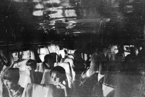 Папа с классом едет на таком в Таллин. 1969