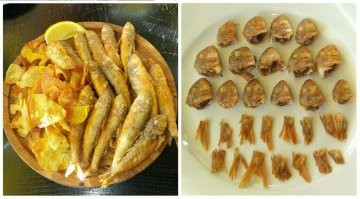 >>> Посетитель заказал креветки, и остатки аккуратно разложил на тарелке 

Я тоже, своего рода, перфекционист. Барабулька обязывает!