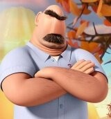 Здесь уже и облысел