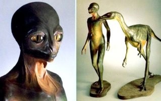С огромными и страшными всё понятно.
Интересна ещё такая теория:
Троодон   гений среди динозавров
Оказалось, что у троодона объем мозга по отношению к телу был невероятно большим, сопоставимым с современными страусами. Для животного, обитавшего 65 миллионов лет назад, это было уникальным событием, значительно опережавшим время. Динозавр относился к плотоядным ящерам и теоретически мог составить конкуренцию млекопитающим. Если бы не гигантский астероид, рухнувший на Мексику.
В 1982 году палеонтолог Дейл Рассел решил поразмыслить, куда бы привела троодона эволюция. Используя данные о развитии отделов мозга динозавра, ученый предположил, что в наше время объем его мозга мог достичь 1100 см3. А это, на минуточку, средний объем мозга современного человека. В своей теории Дейл поставил во главу эволюции интеллект как "двигатель прогресса", хотя на этот счет у ученых нет единого мнения.
По мнению Рассела, троодон вполне мог эволюционировать в новый вид разумных существ - динозауридов. Он даже воссоздал облик такого потомка динозавров и выставил его модель в канадском Музее естественных наук. Ученый предположил, что со временем динозавр освоил бы прямохождение и был бы отдаленно похож на человека. Его цепкие пальцы могли хватать предметы, поэтому в будущем он бы мог создавать ими предметы труда или оружие.
