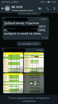 У нас самый лучший чат. В нем кроме преподавателя никто писать не может