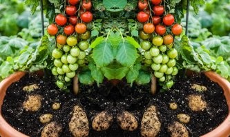 Томатокартофель(Помидофель ) и Баклажанокартофель - творение селекционеров.
