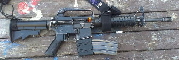 Вот, нашёл эту штатную приблуду. Она не к калашу, правда.