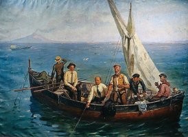 Не он один чилил..... 

Леонид Андреев
Иван Бунин
Мария Андреева
Михаил Коцюбинский
Владимир Ленин
Анатолий Луначарский
Алексей Новиков-Прибой
Константин Паустовский
Константин Станиславский
Иван Тургенев
Пётр  Чайковский

На Капри Горький пробыл семь лет. Горький с Андреевой сначала поселились в известной гостинице Quisisana ("Квизисана"), там же проживал его большой друг Фёдор Шаляпин.
В ноябре 1906 года Горький поселился на славившейся прекрасным расположением вилле «Блезус», которая находилась в одном из самых красивых мест на Капри. С террасы открывался изумительный вид на море и бухту Марина Пиккола. Затем Горький жил на вилле «Геркуланум» (известной также под названием Villa Spinola).
Горький был очень гостеприимным хозяином: «Приезжайте,   говорил он    будем купаться в голубом море, ловить акул, пить белое и красное Capri и вообще жить… Превосходно отдохнете…».