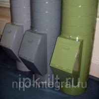 Ствол мусоропровода бывает и металлический. "Основной элемент всей конструкции мусоропровода - это ствол, который изготавливают из негорючего материала, а именно - сталь. "