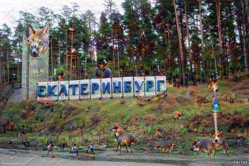 Совмещение двух или более изображений по заданным алгоритмам ли по заданной тематике ... автор хоть раз пробовал сам то такое ... Делается онлайн на раз два ..  надоедает максимум через час а за день можно сотни создать .. не все удачные будут но правятся онлайн быстро ... скидывай два фото .. добавляй еще три .... - шедевр ... первые убрал - новых добавил - минута - еще шедевр ... вот например одиночная картинка - кружка в виде лисы - просто первое что попалось .. а вот варианты сделанные за минуту ... и далеко не все тк их генерится тысячи .. а если к этому добавить еще для смешения пару картинок - вариаций в геометрической прогрессии увеличится ... ПОСЛЕДНЯЯ КАРТИНКА - ИСХОДНИК (про лису) ... все сделано за 3 (три) минуты .. дольше скриншоты сохранял и текст писал .. или кролики варианты и оригинал