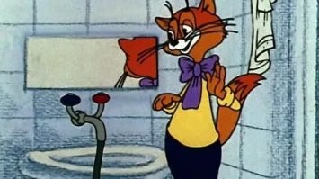 Да этой чуши полные мультфильмы и есть, и будут. Помню, как кот Леопольд воткнул антенный кабель в кран и он надулся на крыше пузырём. А ещё он там пилил железный болт пилой по дереву, и арбуз ему мыши на голову сбрасывали с крыши, а он от зонтика обратно катапультировался... И прочая нелепица. Но дети на это внимания не обращают. Лишь бы картинка красивая, да музычка бодрая.