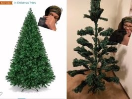 А расправить веточки не только у основания не позволяет религия? Может и не будет идеального конуса, как на фото, но ёлка получается вполне пышная.