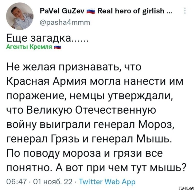 В одной военной передаче говорили , что мыши активно ели электроизоляцию на танках и другой технике .