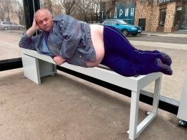 В мэрии Красноярска отчитались о новой остановке, прифотошопив котика