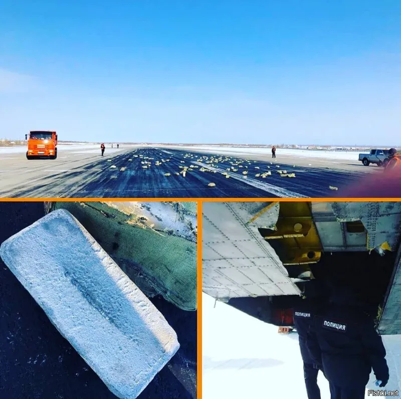 Грузовой самолет Ан-12 выполнял рейс по маршруту рудник «Купол» Красноярск. В момент взлета при наборе высоты сорвало створку люка и на взлетно-посадочную полосу (ВПП) выпало 172 слитка   Доре (технологический сплав золота и серебра).. Всего же на борту Ан-12 находилось около 9,3 тонн драгоценных слитков.
P S По некоторым данным, Ан-12, перевозивший ценный груз, принадлежит авиакомпании «Нимбус». Однако глава компании отрицает принадлежность Ан-12 к «Нимбусу». «Это воздушное судно нам не принадлежит и нами не эксплуатируется»,  заявил “Ъ” директор «Нимбуса» Алексей Тресвятский, отметив, что самолетов Ан-12 в парке авиакомпании нет. «У нас только ТВС (модификация Ан-2), мы   малая авиация»